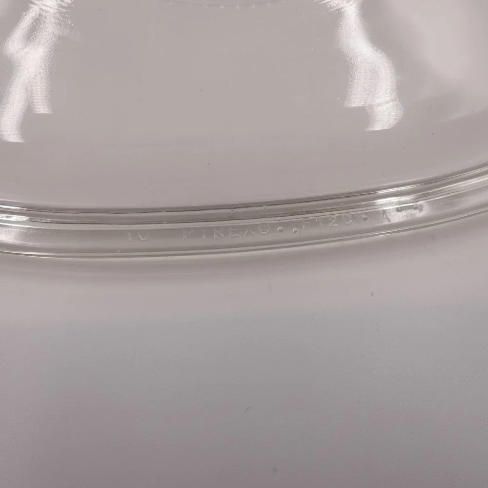 Pyrex F12C Oval Glass Lid ONLY For Corning Ware French White Baking Dish 9x7